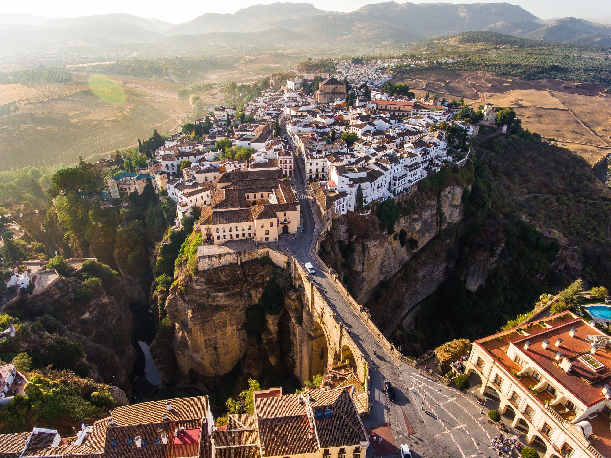 Vista de Ronda y la Serranía durante una escapada a Andalucía